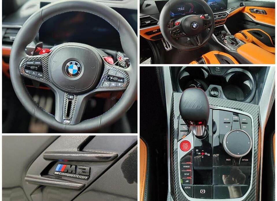 BMW M3, VI (G80) Рестайлинг Competition Package 3.0 AT (530 л.с.) 4WD